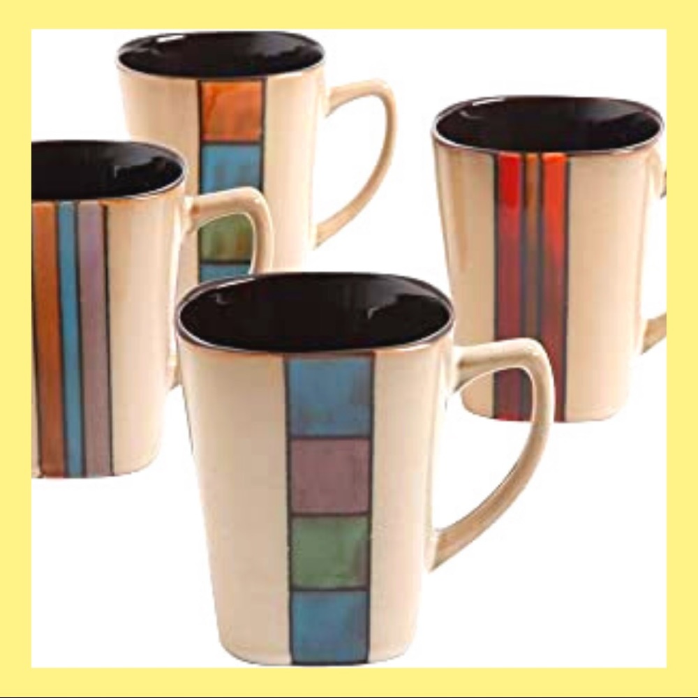 Gibson Home Cafe Melange 6 Pack, Assorted